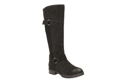 Black Suede 'Faralyn Dawn' knee high boots